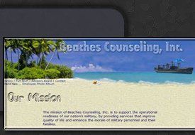 Web Design by Tiffany Richards for Beaches Counseling, Inc. Atlantic Beach, FL